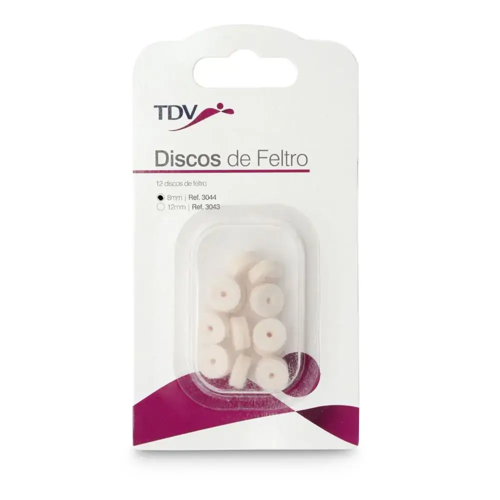 Disco de Feltro 8mm 12 Un - TDV