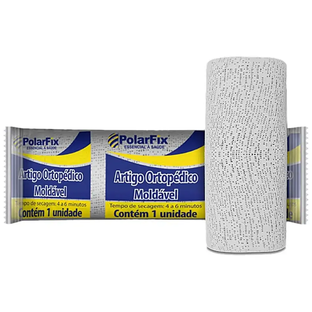 Atadura de Gesso PolarFix - 6 cm x 2 m