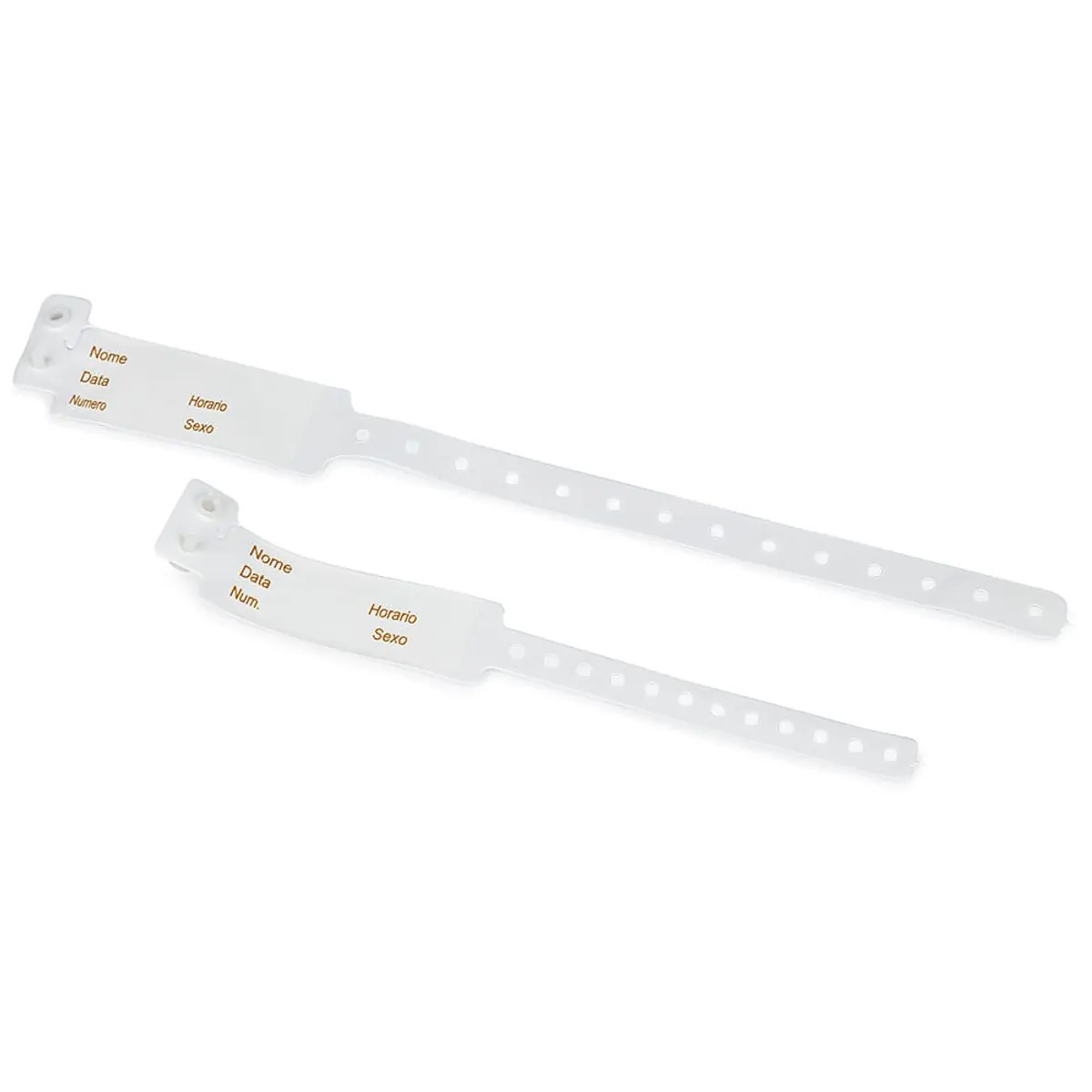 Pulseira de  Identificação Branca Vagispec Adulto- Caixa 500 Unid.
