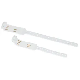 Pulseira de  Identificação Branca Vagispec Adulto- Caixa 500 Unid.
