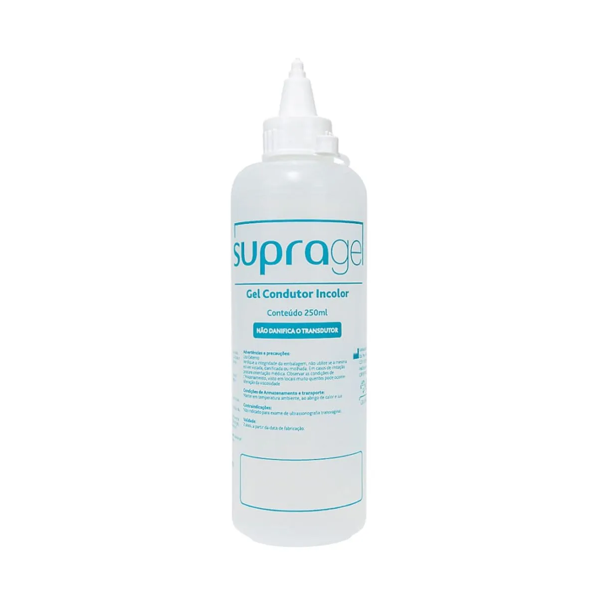 Gel Para Ultrassom Supragel 250ml Kolplast Caixa com 1 unid.