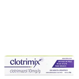 Antifúngico e Antimicótico Clotrimix 10mg/g 20g