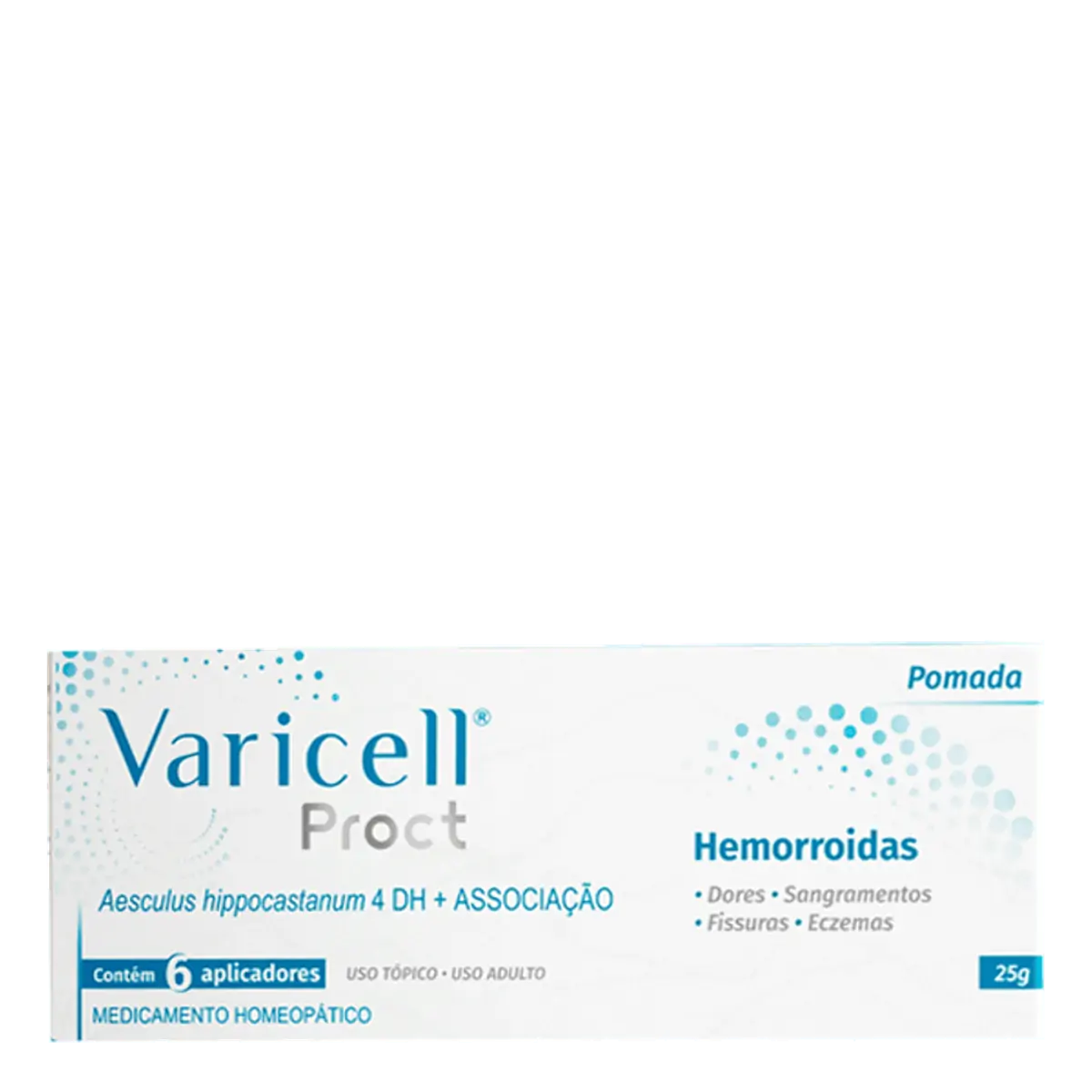 Anti-hemorroidal Varicell Proct 0,625g + 0,625g + 0,625g + 0,625g 25g
