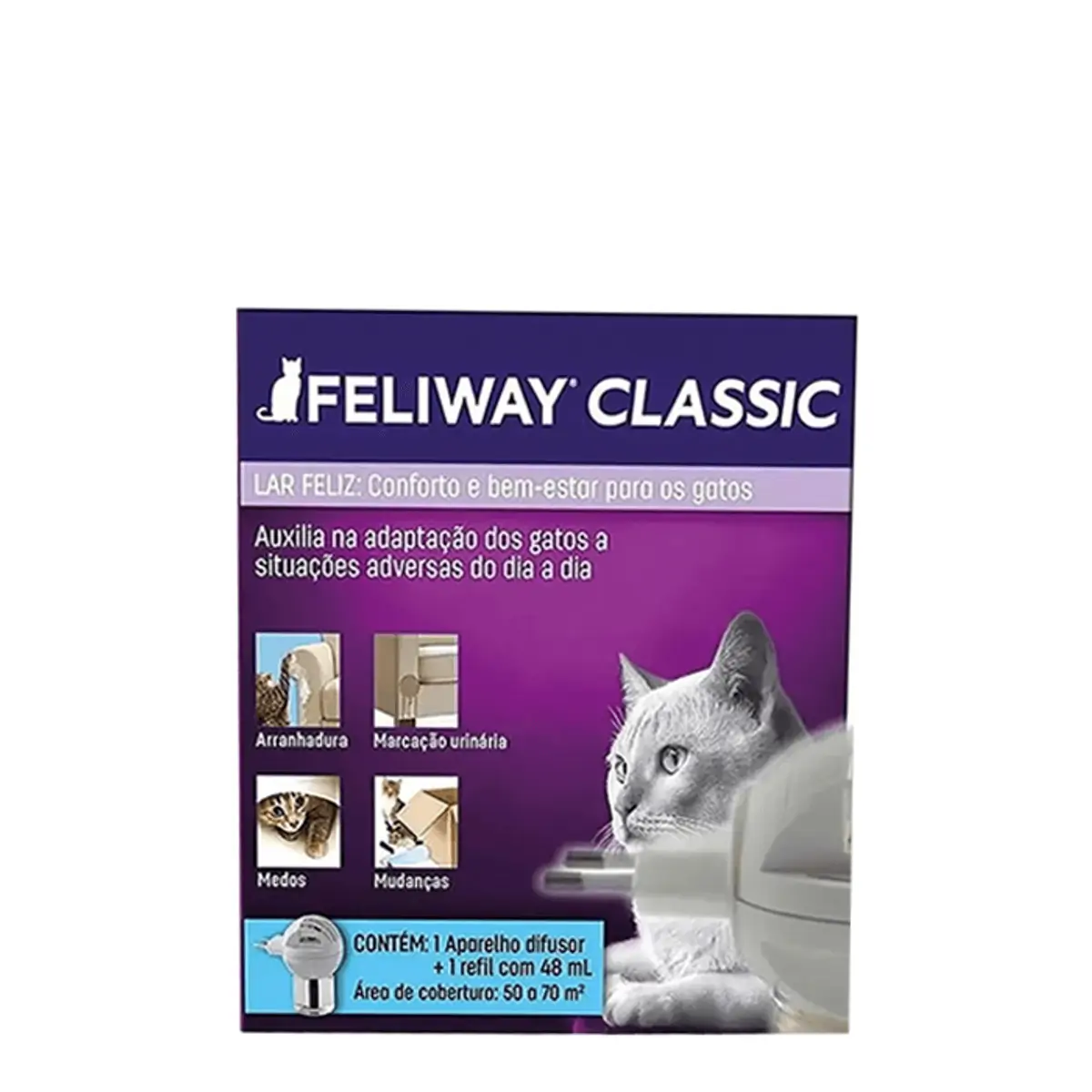Feliway Classic - 1 Aparelho difusor + 1 Refil 48ml