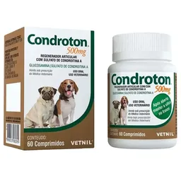 CONDROTON 500mg - frasco com 60 comprimidos