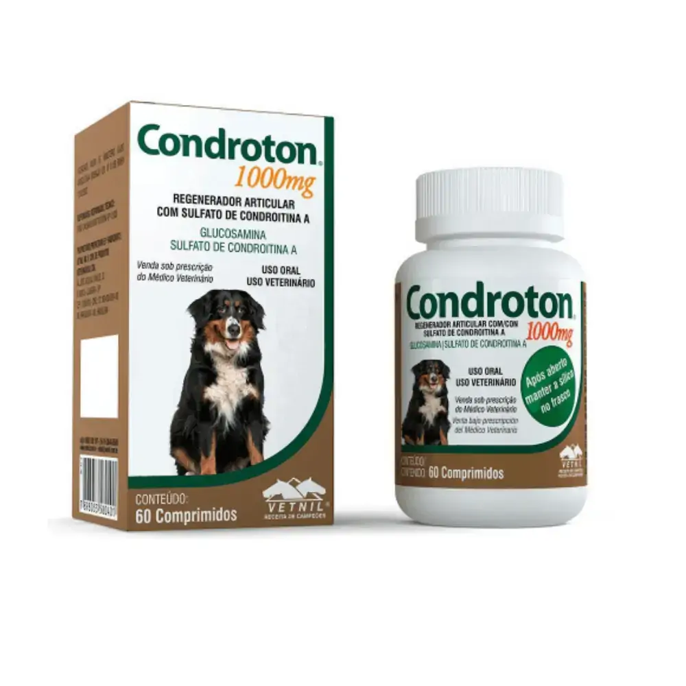 CONDROTON 1000mg - frasco com 60 comprimidos