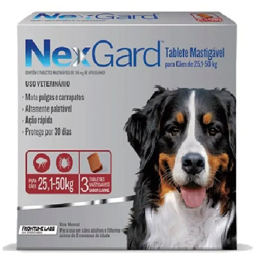 NexGard 136 mg - Cães de 25,1 a 50 Kg