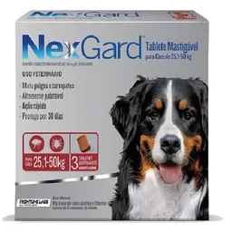 NexGard 136 mg - Cães de 25,1 a 50 Kg