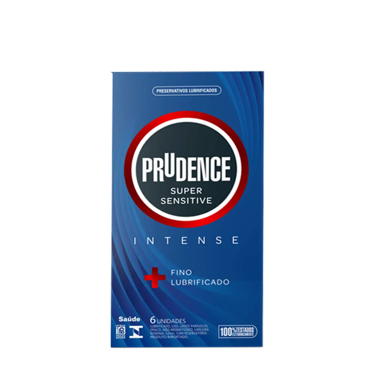 Preservativo Camisinha Prudence Super Sensitive Intense 6 Unidades