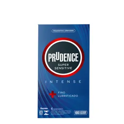 Preservativo Camisinha Prudence Super Sensitive Intense 6 Unidades