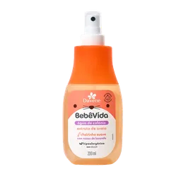 Água de Colônia  Bebê Vida Extrato de Aveia 200ml - Davene
