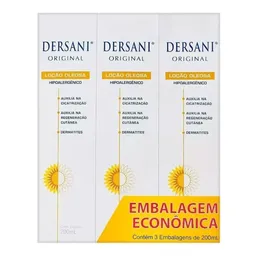 Loção Oleosa Anti-Escaras Dersani 200ml 3 Unidades