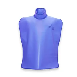 Avental de Borracha Plumbífera com Protetor de Tireóide 76x60cm Azul Marinho - N Martins - Avental d