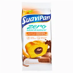 Bolinho Suavipan Zero Cenoura com Chocolate 40g