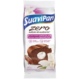 Bolinho Zero sabor Chocolate com Baunilha com 40g - SuaviPan