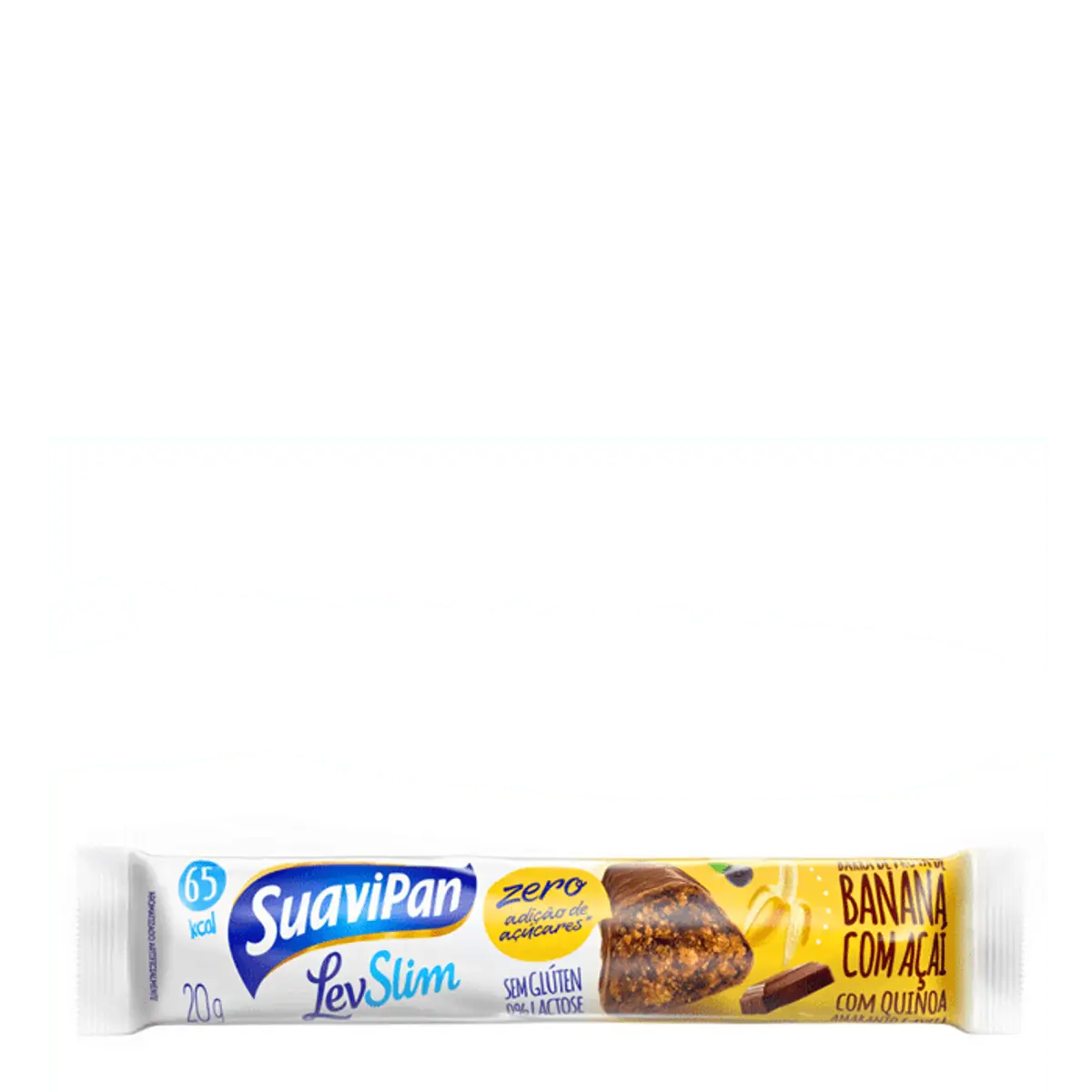 Barra de Frutas Suavipan Banana Zero Açúcar 20g
