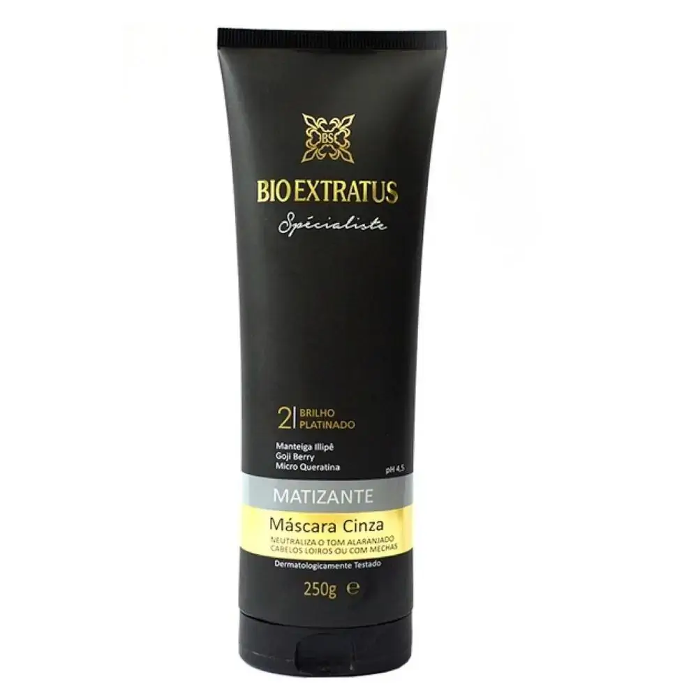 Bio extratus máscara matizante cinza 250g