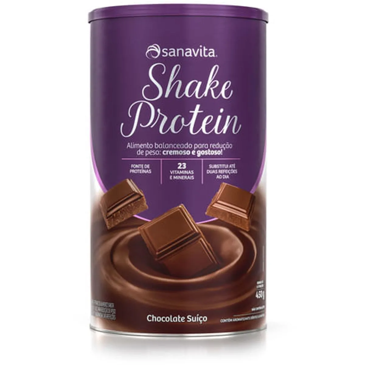 Shake Protein Chocolate Suíço 450g Sanavita