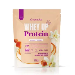 Whey UP BAUNILHA E CARAMELO 900G | 30 DOSES Sanavita
