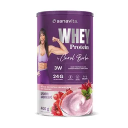 Whey Protein by Carol Borba Mousse de Frutas Vermelhas com Hibiscus 400g | Cerca de 13 doses Sanavit