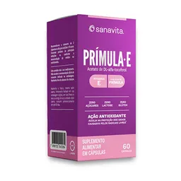 Prímula E Frasco 60 Cápsulas Sanavita