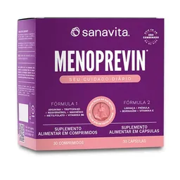 Menoprevin Seu Cuidado Diário - Display 30 cápsulas + 30 comprimidos