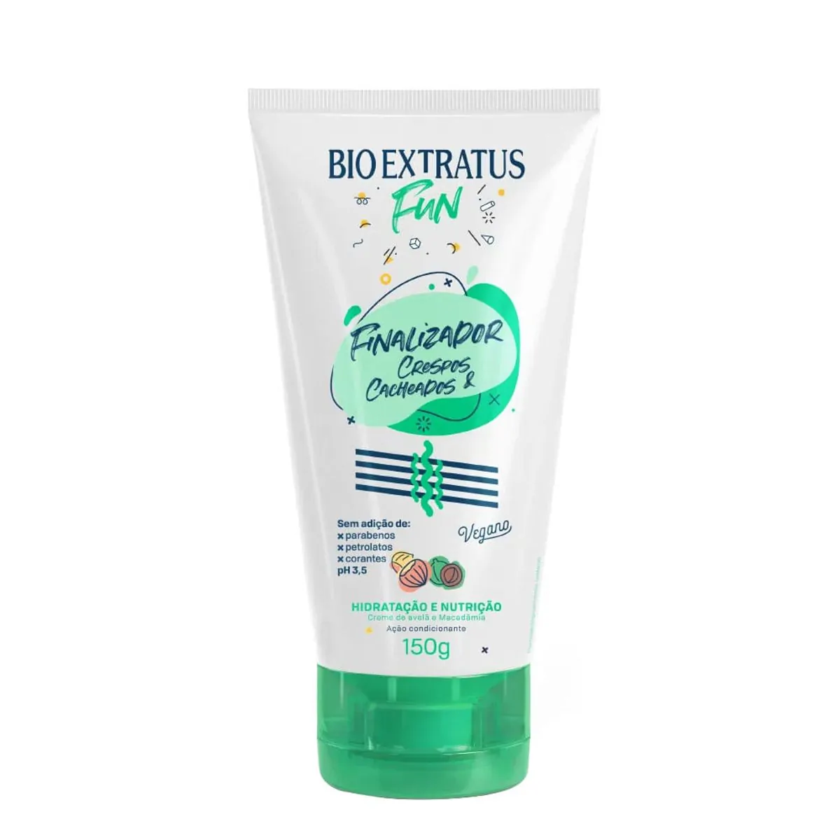 Finalizador Capilar Fun Crespos E Cacheados Hidratação E Nutrição Bio Extratus 150g