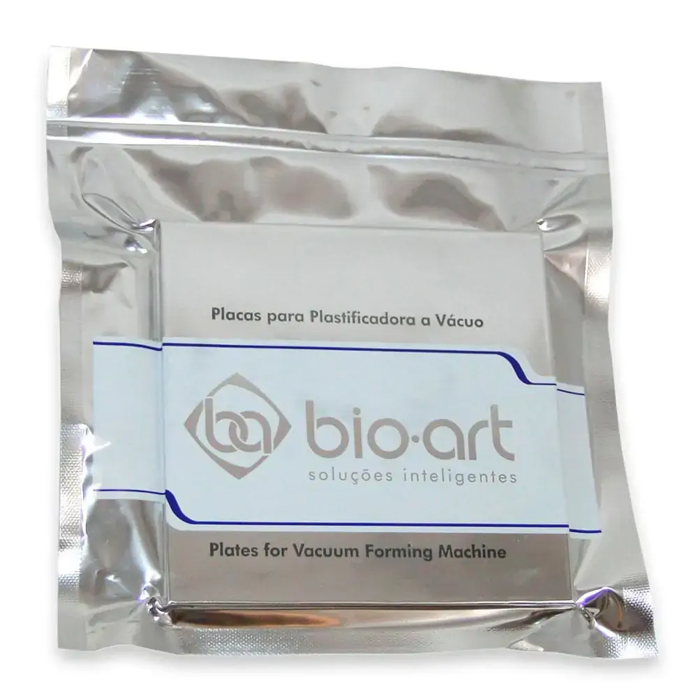 Placa Cristal Quadrada 0,75mm com 5 - Bio-Art
