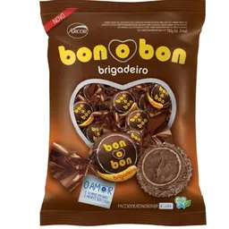 Bombom sabor brigadeiro pacote com 50 unidades de 15g - Bon o Bon