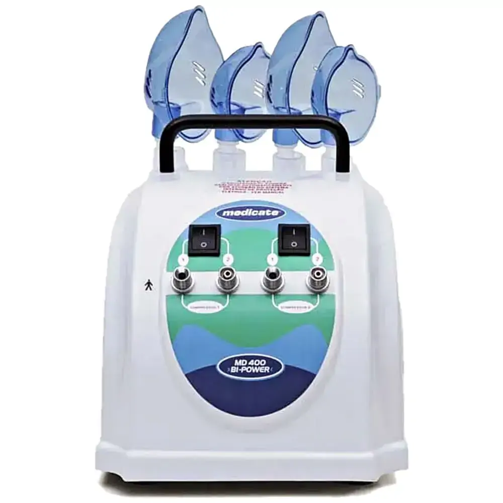 Nebulizador Hospitalar Com 04 Saídas Bi-Power MD400-BP - Medicate - Nebulizador Hospitalar 04 Saídas