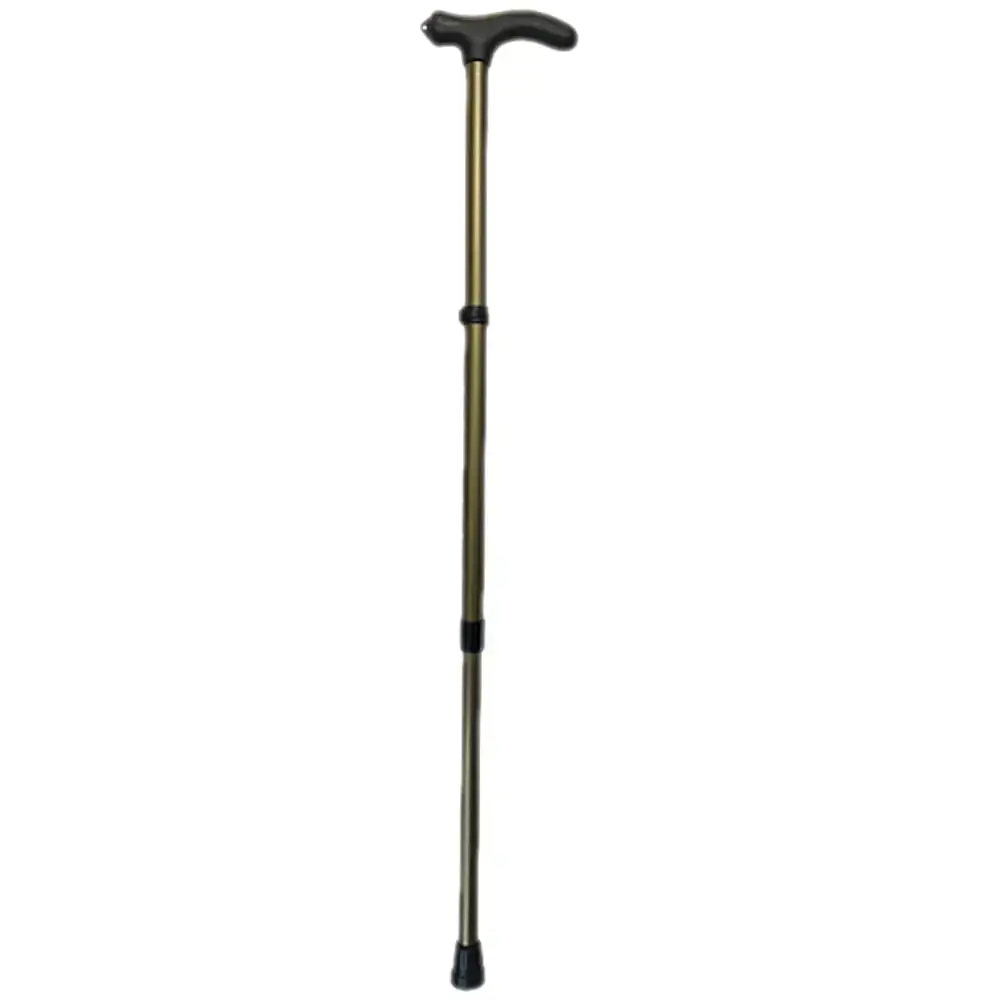 Bengala T com Regulagem de Altura Bronze/Preta MD163 Medicate