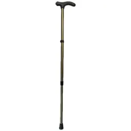 Bengala T com Regulagem de Altura Bronze/Preta MD163 Medicate