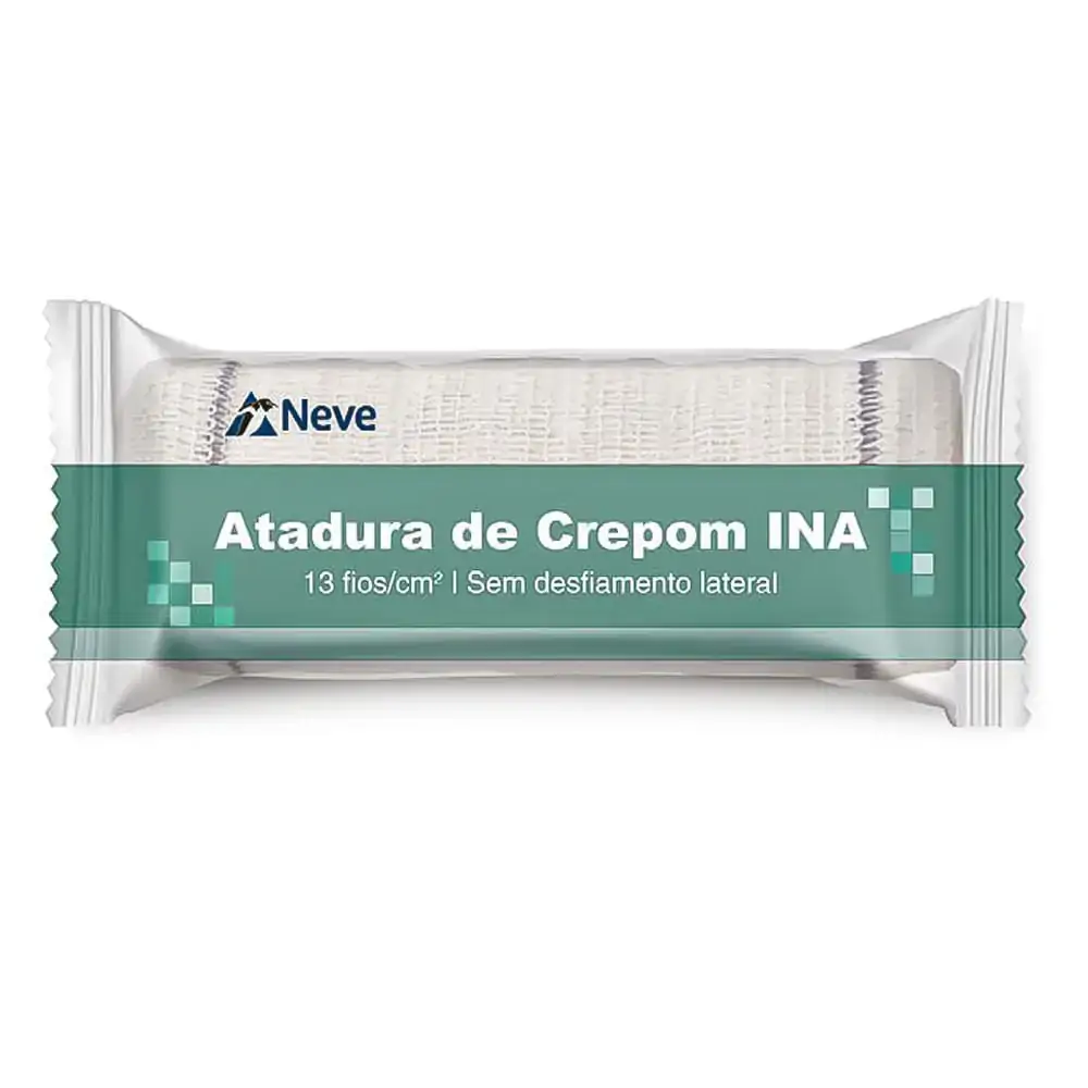 Atadura De Crepom Ina Neve - 13 Fios - 6Cm X 1,8M