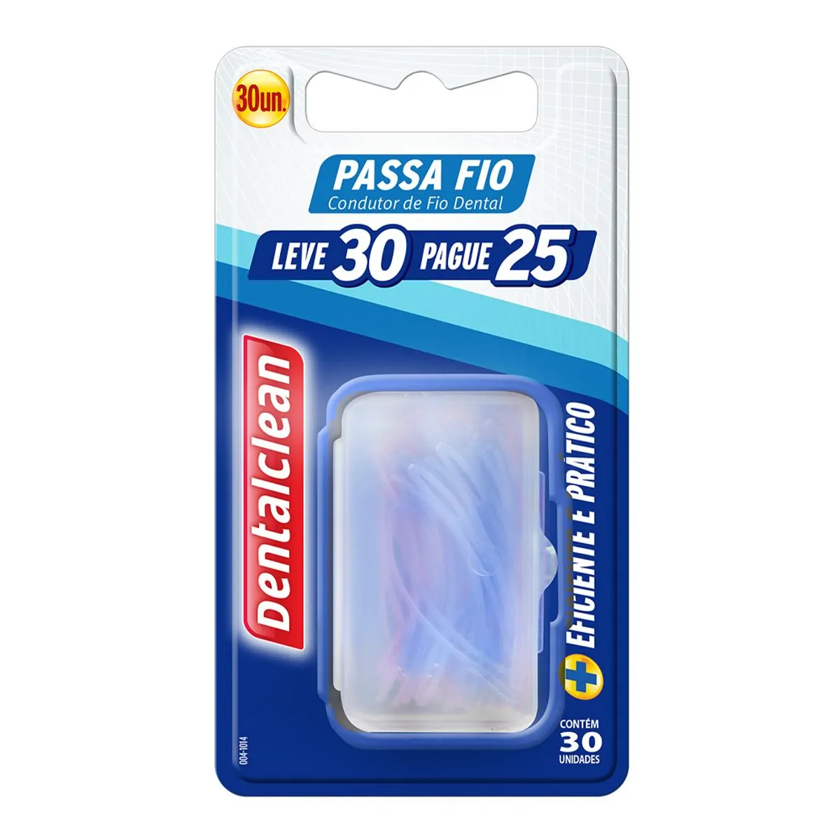Passa Fio Dental Clean 30 Unidades