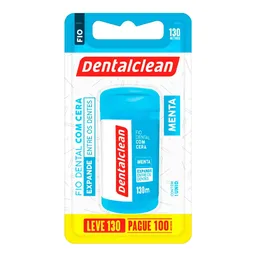 Fio Dental Com Cera Dental Clean Menta 130m