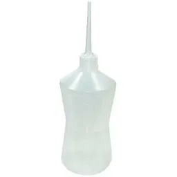 Almotolia Plástica Transparente - Bico Reto - 500 ml