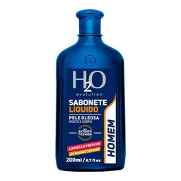 Sabonete Líquido Corpo E Rosto H2o Evolution Homem 200ml