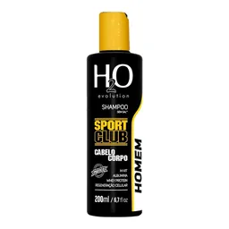 Shampoo H2O Evolution Homem Sport Club 200ml