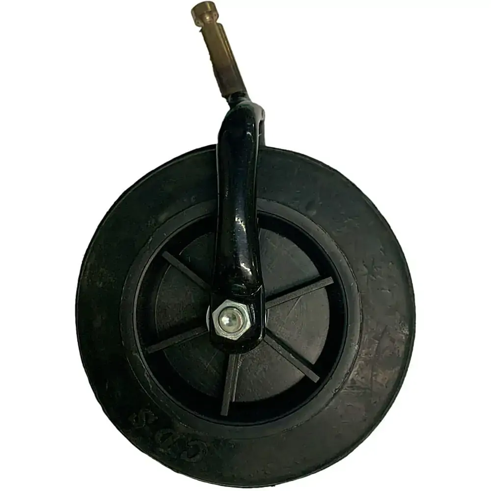 Roda com Pneu Maciço e Garfo para Cadeira CDS - Aro 6