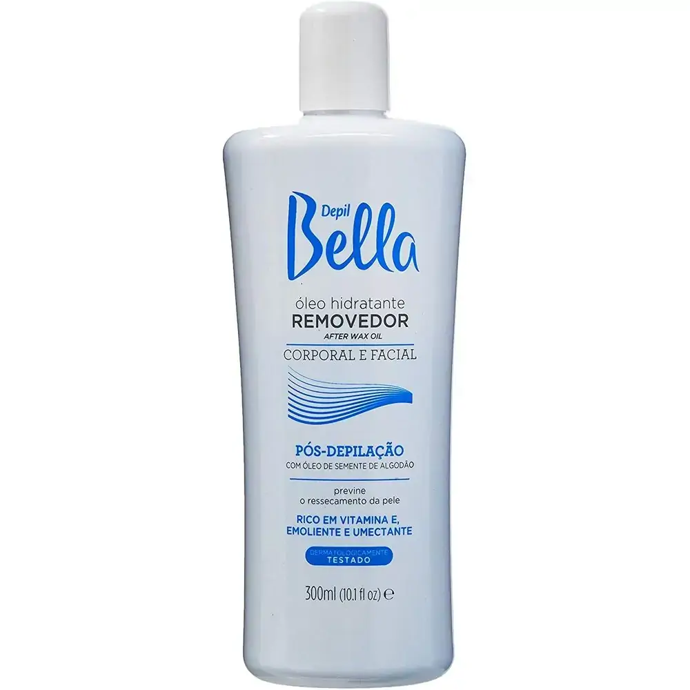 Óleo Removedor Pós-depilação Semente de Algodão - Depil Bella - 500ml - Óleo Removedor Pós-Depilação