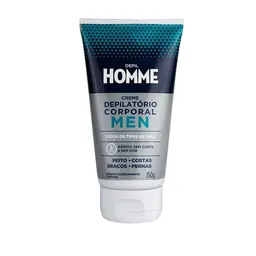 Creme Depilatório Homme Depil Bella Corporal Masculino - 150g
