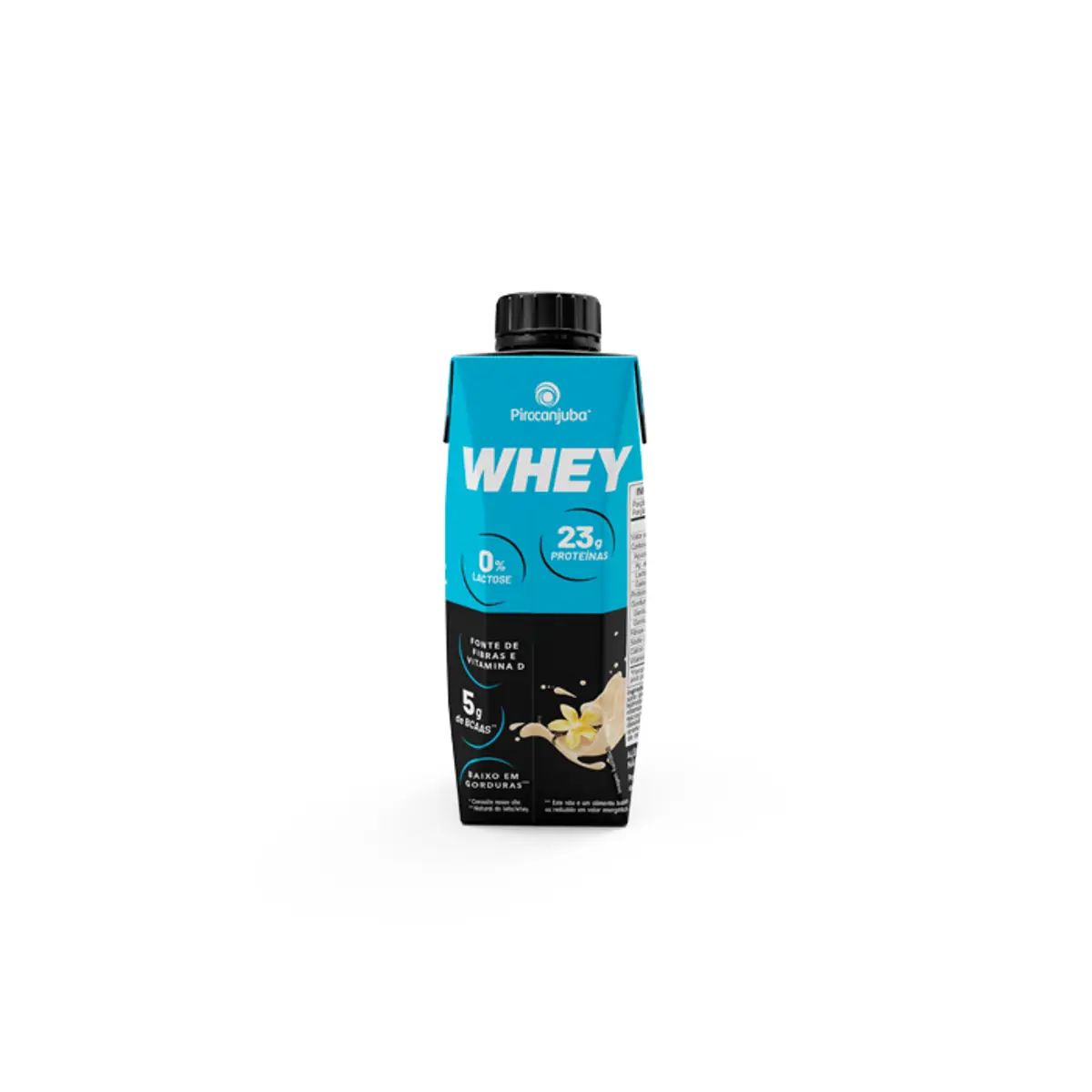 Bebida Láctea Uht Piracanjuba Whey Baunilha Zero Lactose 250ml
