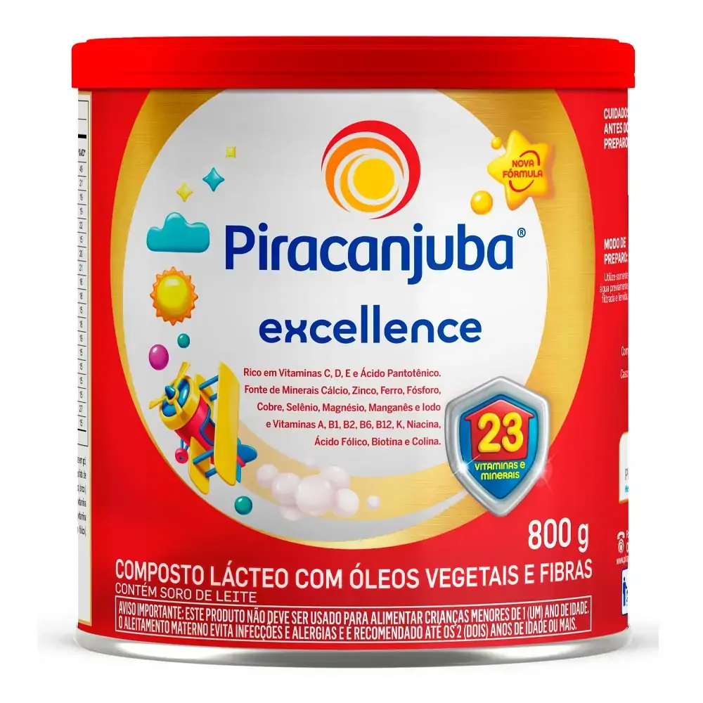 Composto Lácteo Piracanjuba Excellence Lata 800g