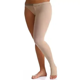 863ATC - Meia 7/8 Select Comfort Premium C/ Cintas Sigvaris - Cor: Bege                     Tam: PNE