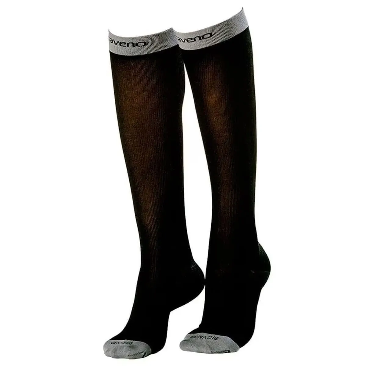 Meia Para Viagem Panturrilha Traveno Unisex - Cor: Preta                    Tam: M