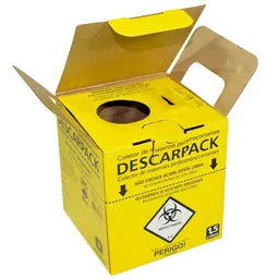 Coletor de Material Perfurocortante Descarpack - 1.5L - Coletor De Material Perfurocortante Descarpa