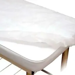 Lençol Descartável Descarpack em Tnt com elástico - Branco - 2,10x0,9m - 10 unidades