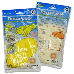 Luva Para Limpeza Descarpack - Látex - Amarela - Tamanho G