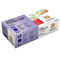 Luva Látex P/Procedimentos Powder Free Descarpack Sem Pó G
