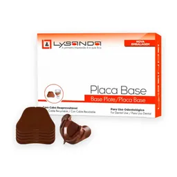 Placa Base Fina Marrom - Lysanda - Placa Base Fina Marrom com 100 - Lysanda